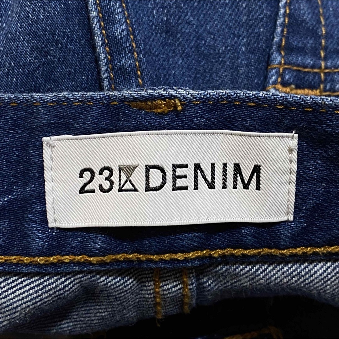 23区(ニジュウサンク)の23区DENIM PRWOBM0305 ベルシルエット ストレッチ サイズ36 レディースのパンツ(デニム/ジーンズ)の商品写真