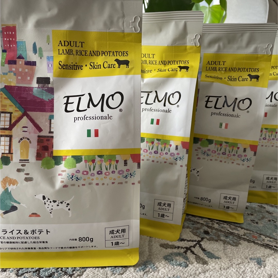 【お買得‼️】　ELMO エルモ ラム・ライス＆ポテト　800g✖️4袋セット その他のペット用品(ペットフード)の商品写真