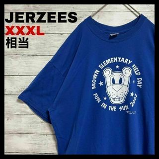 h17 US古着　JERZEES　半袖Tシャツ　FIELD DAY　アニマル(Tシャツ/カットソー(半袖/袖なし))