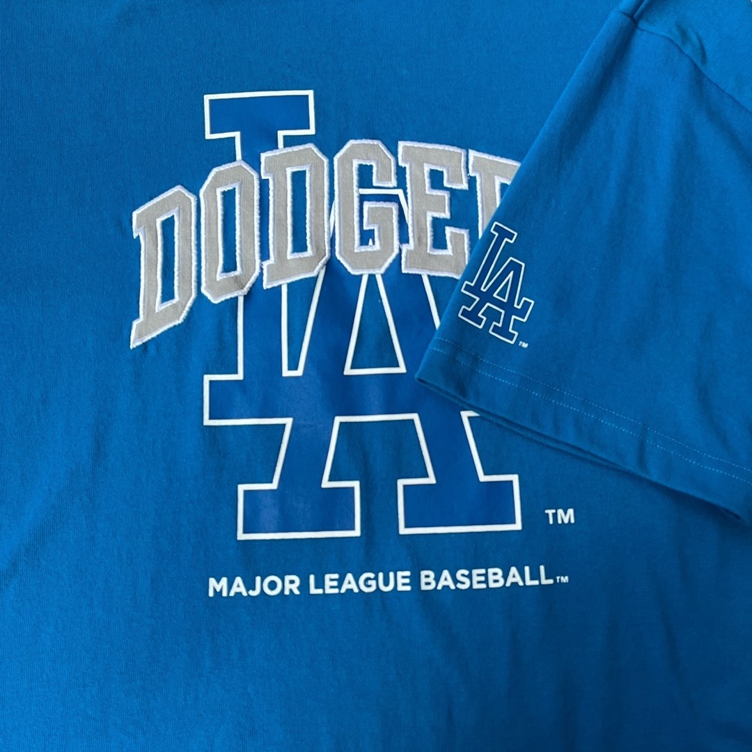 ロサンゼルスドジャース　大谷翔平　メジャー　MLB　Tシャツ　Lサイズ　青 メンズのトップス(Tシャツ/カットソー(半袖/袖なし))の商品写真