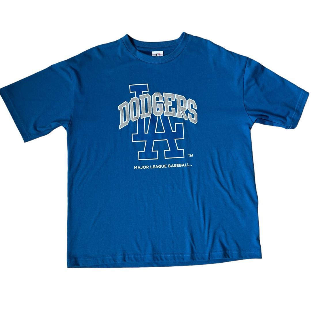 ロサンゼルスドジャース　大谷翔平　メジャー　MLB　Tシャツ　Lサイズ　青 メンズのトップス(Tシャツ/カットソー(半袖/袖なし))の商品写真