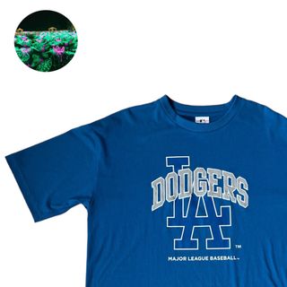 ロサンゼルスドジャース　大谷翔平　メジャー　MLB　Tシャツ　Lサイズ　青(Tシャツ/カットソー(半袖/袖なし))