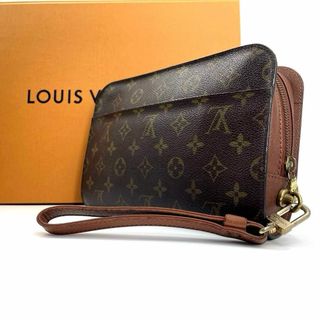 ルイヴィトン(LOUIS VUITTON)のc582真贋済【ヴィトン】美品”モノグラム オルセー バンド クラッチバック(セカンドバッグ/クラッチバッグ)