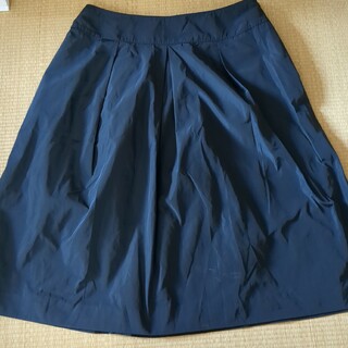 アルファキュービック(ALPHA CUBIC)のアルファキュービック　紺色　スカート(ひざ丈スカート)