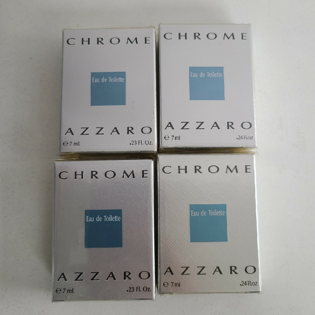 AZZARO(アザロ)の新品未開封AZZARO アザロクローム　オードトワレ　7ml4個セット コスメ/美容の香水(香水(男性用))の商品写真