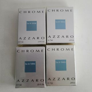 AZZARO - 新品未開封AZZARO アザロクローム　オードトワレ　7ml4個セット