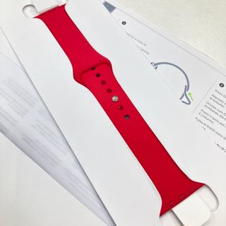 アップルウォッチ(Apple Watch)の新品 アップルウォッチ バンド/41mm Apple Watch 赤(その他)