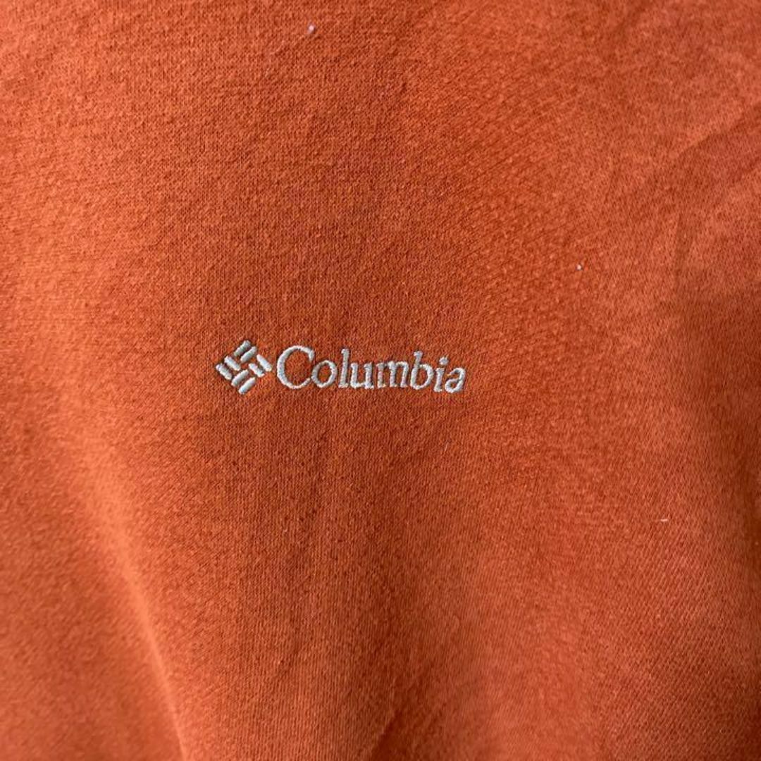 Columbia(コロンビア)のコロンビア ロゴ オレンジ系 XL トレーナー 古着 90s 長袖 スウェット メンズのトップス(スウェット)の商品写真