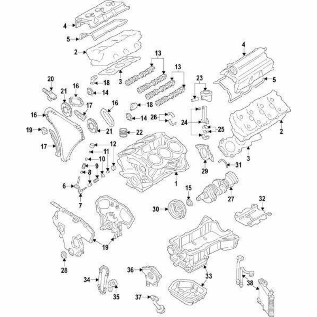 日産(ニッサン)のニッサン GT-R R35 エンジンタイミングチェーンテンショナー 自動車/バイクの自動車(車種別パーツ)の商品写真