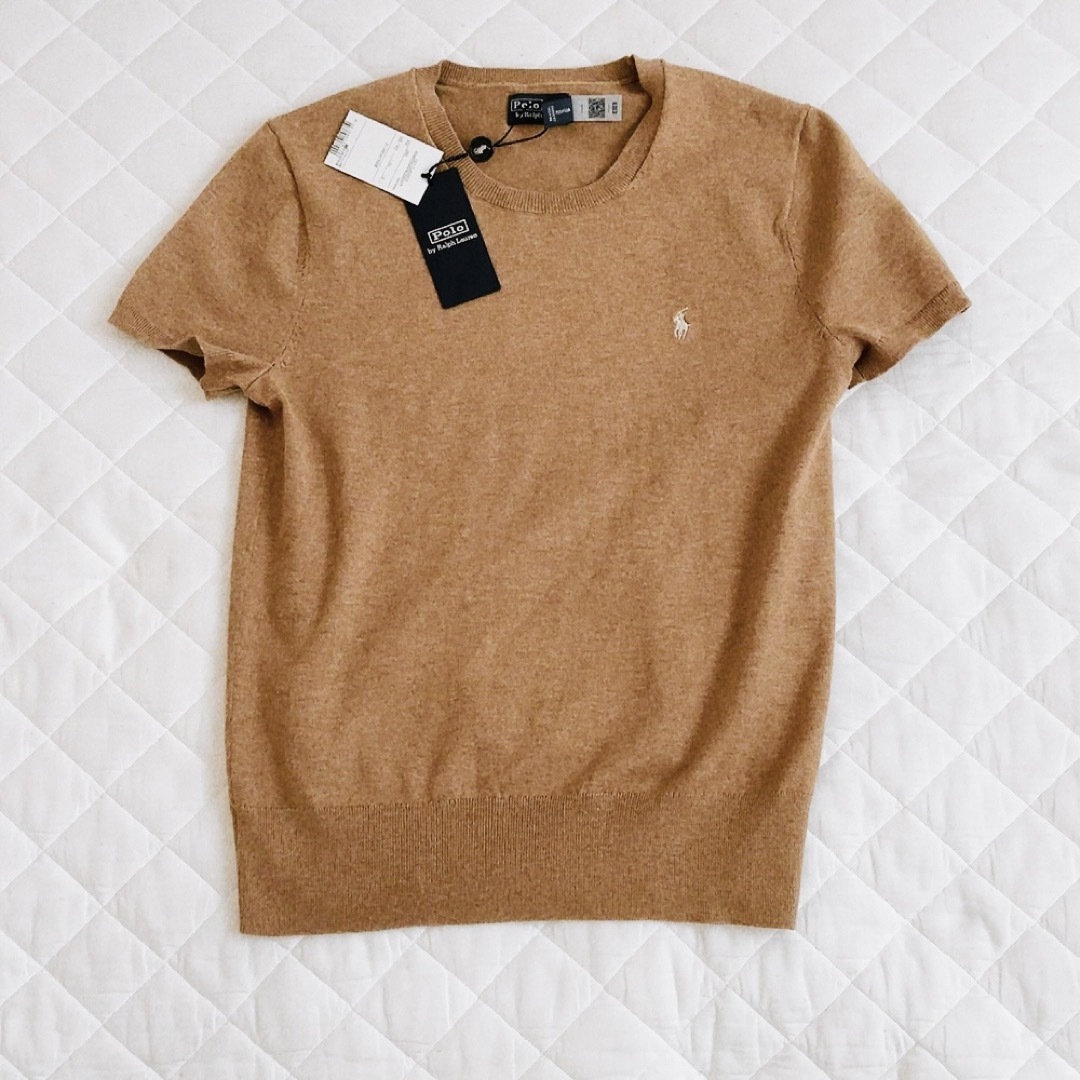 POLO RALPH LAUREN(ポロラルフローレン)のポロラルフローソン　コットンブレンド ショートスリーブ セーター　Tシャツ レディースのトップス(Tシャツ(半袖/袖なし))の商品写真