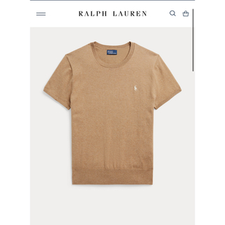 POLO RALPH LAUREN - ポロラルフローソン　コットンブレンド ショートスリーブ セーター　Tシャツ