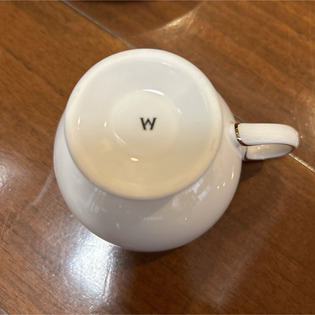 WEDGWOOD(ウェッジウッド)のウェッジウッドCURZONカップ&ソーサー2客セット インテリア/住まい/日用品のキッチン/食器(グラス/カップ)の商品写真