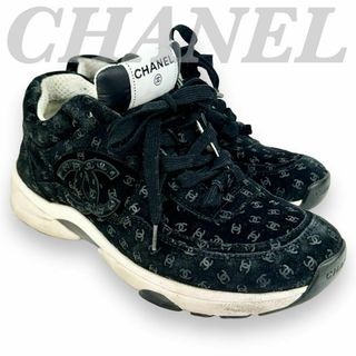 CHANEL - 2022年秋冬　シャネル CHANEL スニーカー プリント 22A 24cm