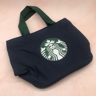 スターバックス(Starbucks)の新品未使用 スターバックス　レディース　キャンパス　トートバッグ　ネイビー(トートバッグ)