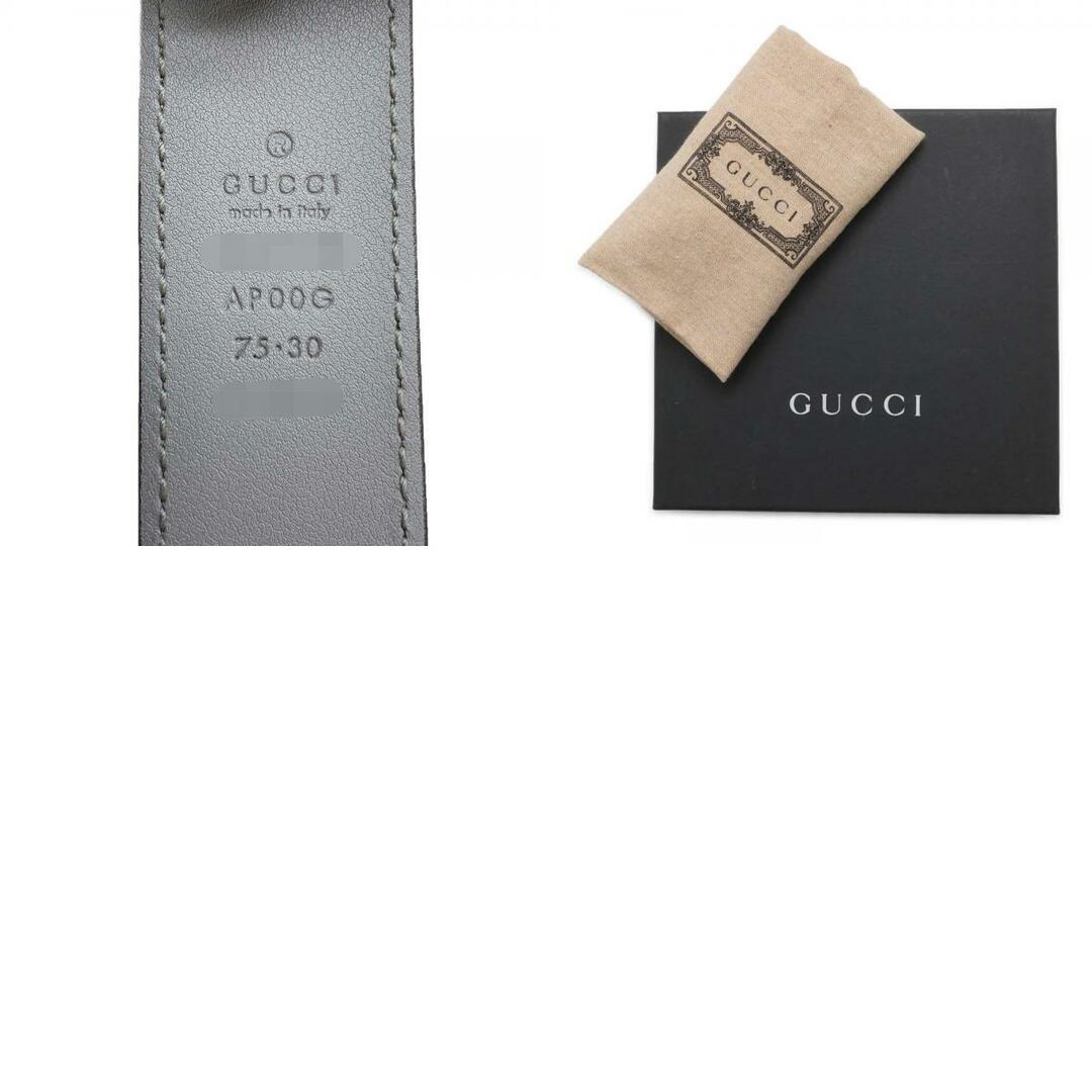 Gucci(グッチ)のグッチ ベルト ズゥミ インターロッキングG ホースビット バックル サイズ75 550122 GUCCI レディースのファッション小物(ベルト)の商品写真