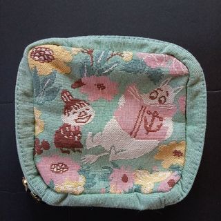 MOOMIN - 👝MOOMINのジャガード織りスクェアポーチ。【新品】