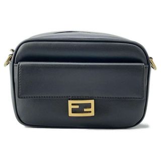 FENDI - フェンディ ショルダーバッグ キャム FFロゴ レザー 8BS042 FENDI バッグ カメラバッグ 黒