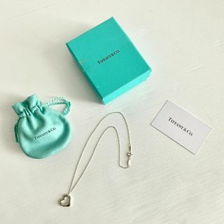 ティファニー(Tiffany & Co.)の極美品！ティファニー 一番人気サイズ！ Sサイズ ミニオープンハート ネックレス(ネックレス)