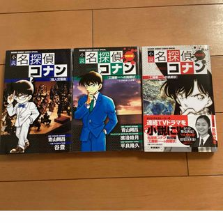 メイタンテイコナン(名探偵コナン)の小説　名探偵コナン　3冊セット(文学/小説)