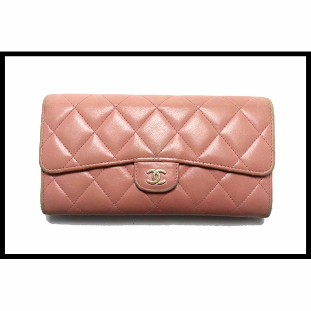 CHANEL(シャネル)のシャネル 24番台 マトラッセ 2つ折り長財布■04sr04700014 レディースのファッション小物(財布)の商品写真