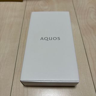 シャープ(SHARP)のSHARP AQUOS sense6s SH-RM19s ブラック新品　未開封(スマートフォン本体)