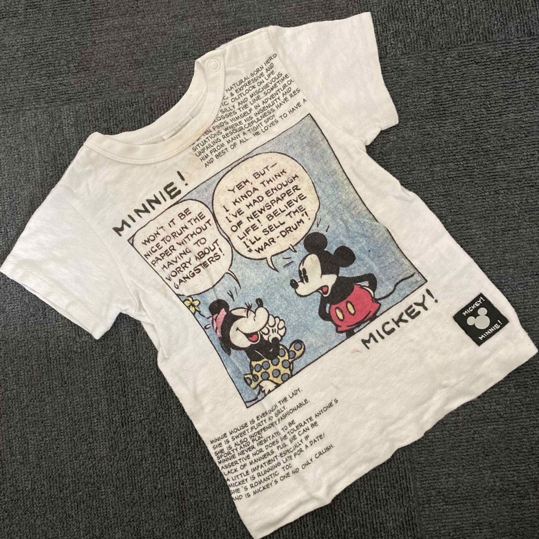 BREEZE(ブリーズ)のBREEZE Disney Tシャツ　80 キッズ/ベビー/マタニティのベビー服(~85cm)(Ｔシャツ)の商品写真