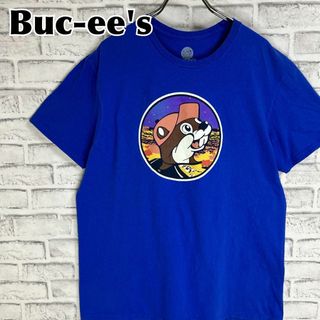 Buc-ee's バッキーズ センターロゴ 両面デザイン Tシャツ 半袖 輸入品(Tシャツ/カットソー(半袖/袖なし))