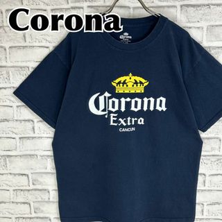 Corona コロナエキストラビール  センターロゴ Tシャツ 半袖 輸入品