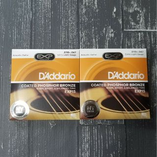 新品　D'Addario ダダリオ アコースティックギター弦  EXP15