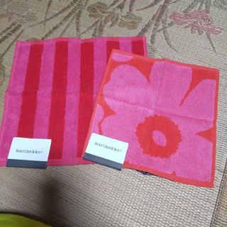 マリメッコ(marimekko)のmarimekko ハンドタオル 2枚セット マリメッコ(ハンカチ)