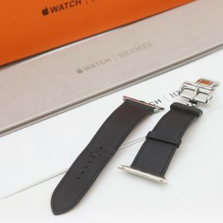 エルメス(Hermes)のITZVVAT6GM88 エルメス アップルウォッチ ベルト 45mm シンプルトゥール レザーストラップ ディプロイアントバックル(レザーベルト)