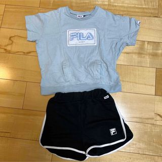 ピンクラテ(PINK-latte)のキッズ　ピンクラテ×FILA  セットアップ　150cm(Tシャツ/カットソー)