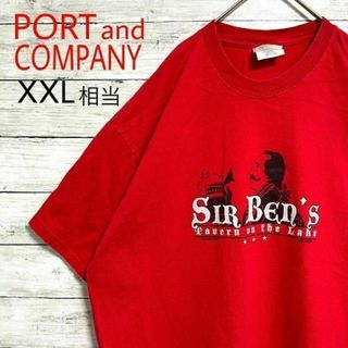 h24US古着　半袖Tシャツ SIR BEN`S　居酒屋　ロゴ　フロントプリント(Tシャツ/カットソー(半袖/袖なし))