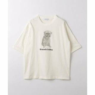 アデイインザライフ(a day in the life)の【その他1】ドッグプリント クルーネックTシャツ <A DAY IN THE LIFE>(Tシャツ/カットソー(半袖/袖なし))