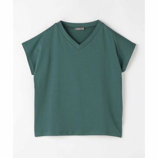 アデイインザライフ(a day in the life)の【DK.GREEN】プレーティングテンジク VネックTシャツ <A DAY IN THE LIFE>(カットソー(長袖/七分))