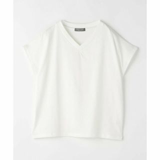 アデイインザライフ(a day in the life)の【OFF WHITE】プレーティングテンジク VネックTシャツ <A DAY IN THE LIFE>(カットソー(長袖/七分))