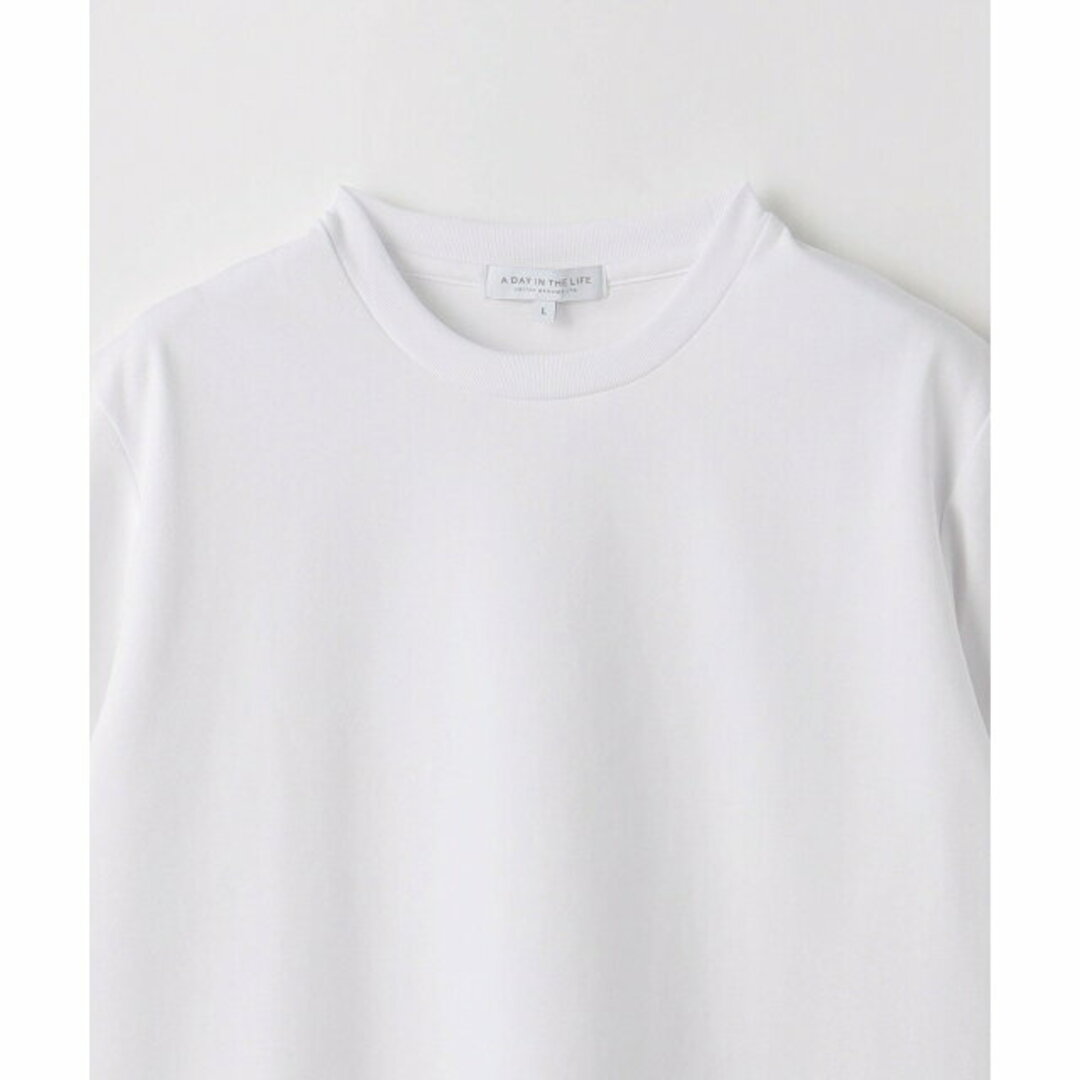 a day in the life(アデイインザライフ)の【WHITE】【L】ポンチ ベーシック クルーネックTシャツ <A DAY IN THE LIFE> その他のその他(その他)の商品写真