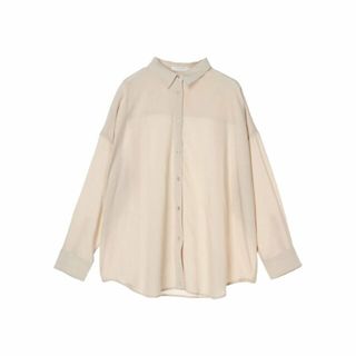 グリーンパークス(green parks)の【ライトベージュ】リネンレーヨン2wayシャツ 24SS/レディース/カシュクール/春夏/シアー(シャツ/ブラウス(長袖/七分))