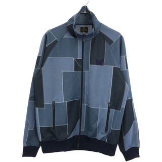 ニードルス(Needles)のNeedles ニードルズ 21SS TRACK JACKET - POLY JQ パッチワークジャガードトラックジャケット IN197 ブルー系 M(その他)