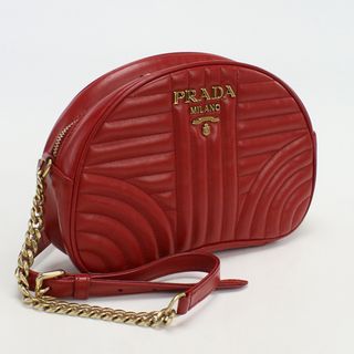 プラダ(PRADA)のプラダ チェーンショルダーバッグ ダイアグラム 1BH130 斜め掛け ショルダーバッグ(ショルダーバッグ)