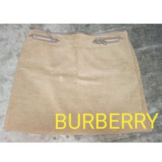 バーバリーブルーレーベル(BURBERRY BLUE LABEL)のバーバリー☆コーデュロイスカート 38　burberry BLUE LABEL(ミニスカート)