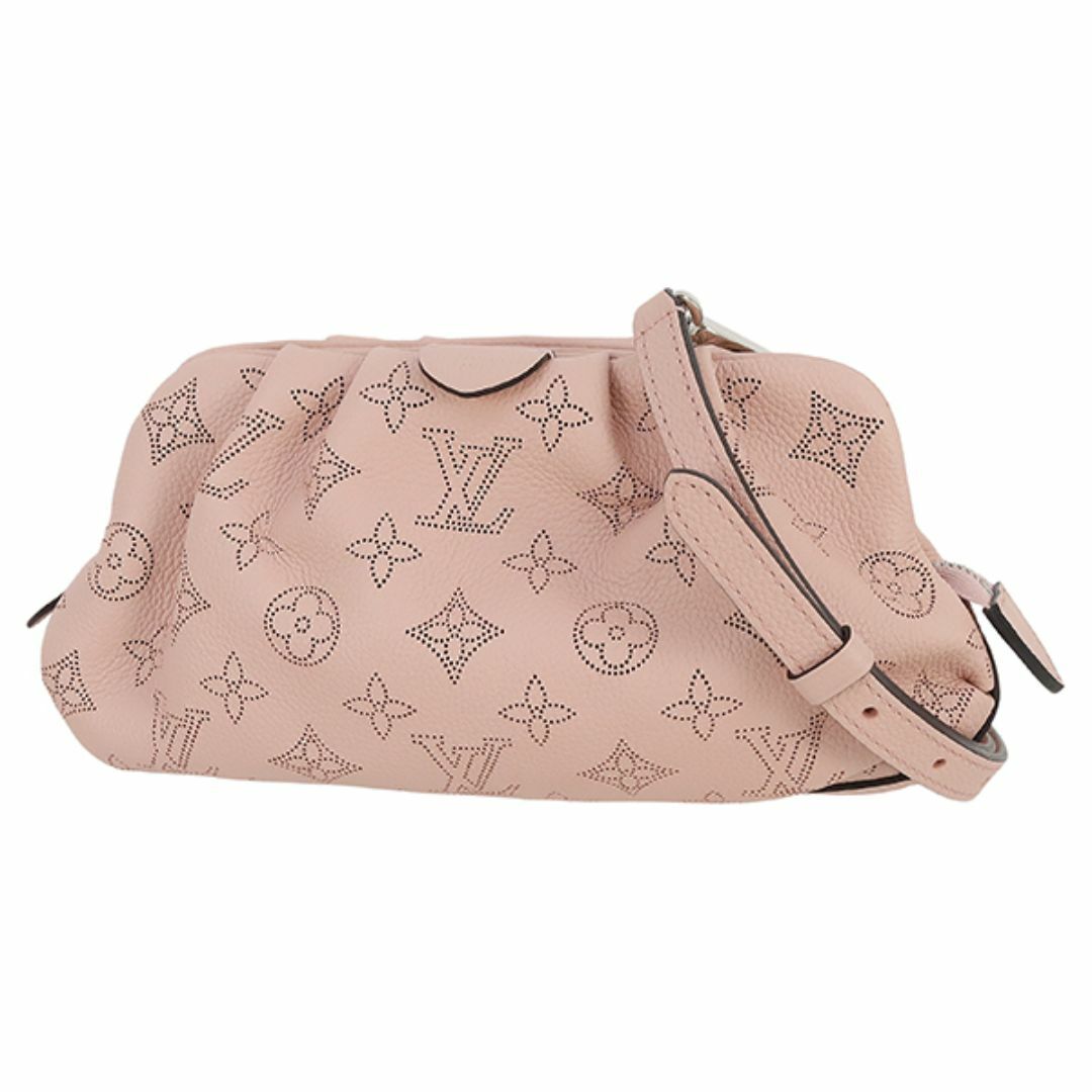 LOUIS VUITTON(ルイヴィトン)のルイヴィトン スカラミニ モノグラムマヒナ マグノリア ピンク レザー ハンドバッグ クラッチバッグ ショルダーバッグ ポシェット 新品 5810 レディースのバッグ(ショルダーバッグ)の商品写真