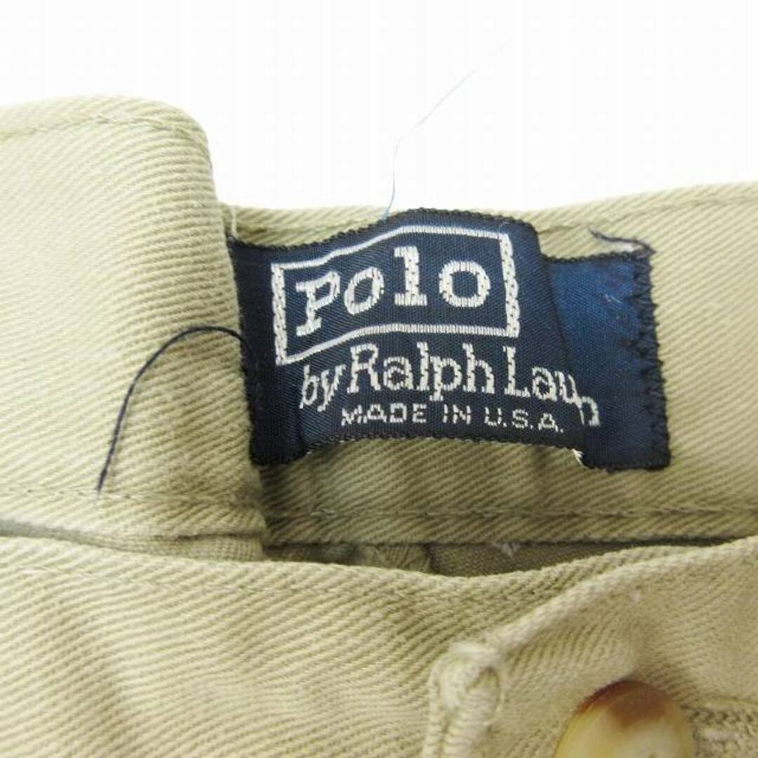 POLO RALPH LAUREN(ポロラルフローレン)の美品 ヴィンテージ ポロ バイ ラルフローレン USA製 チノパン パンツ メンズのパンツ(スラックス)の商品写真