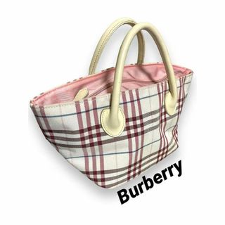 バーバリー Burberry ミニ トート バック ブルーレーベル チェック