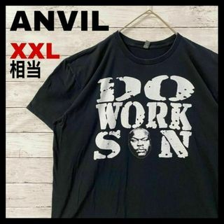 アンビル(Anvil)のi14 US古着　ANVIL　半袖Tシャツ　DO WORK SON　男　プリント(Tシャツ/カットソー(半袖/袖なし))