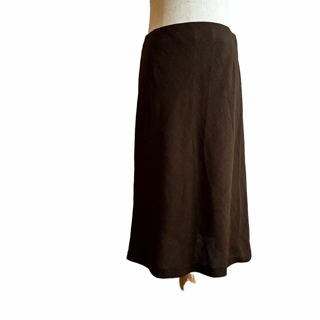 ANAYI(アナイ)のスカート　ANAYI ブラウン　膝丈　38 Mサイズ 茶色　 レディースのスカート(ひざ丈スカート)の商品写真