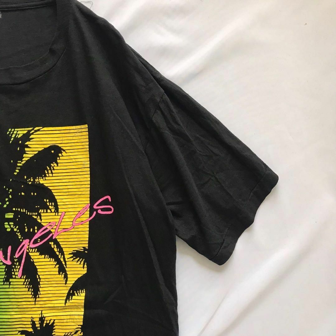 90's enjoy-T ハワイアングラフィックロゴ入りTシャツ メンズのトップス(Tシャツ/カットソー(半袖/袖なし))の商品写真