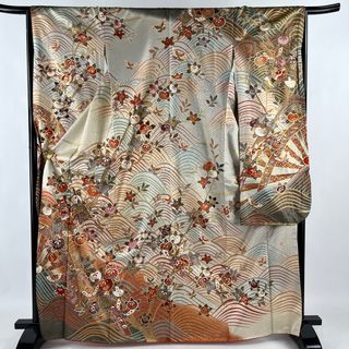 振袖 身丈165.5cm 裄丈64cm 正絹 名品 【中古】(着物)