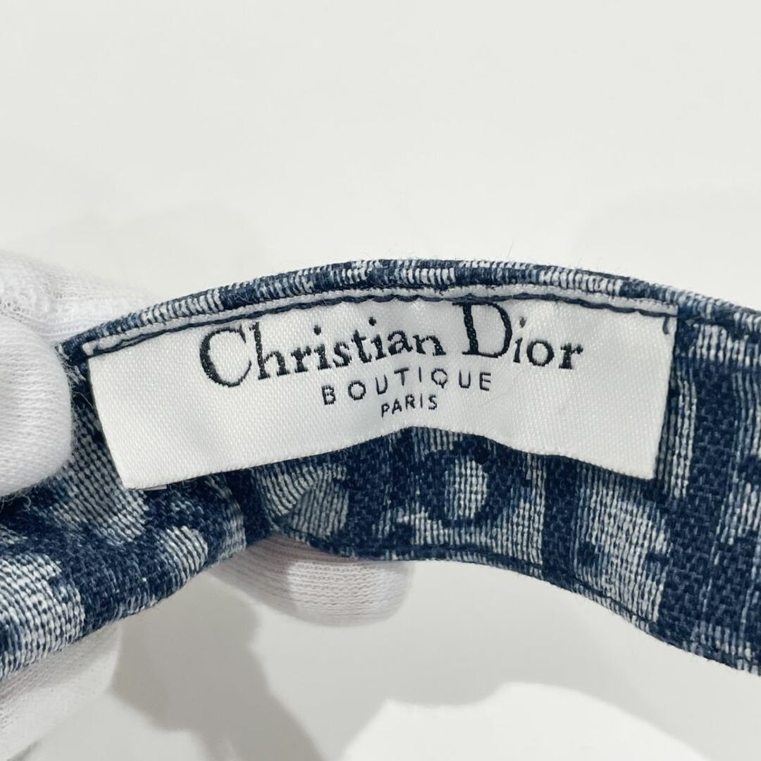 Christian Dior(クリスチャンディオール)のChristian Dior サンバイザー トロッター ヴィンテージ ゴム キャンバス プラスチック レディースの帽子(その他)の商品写真