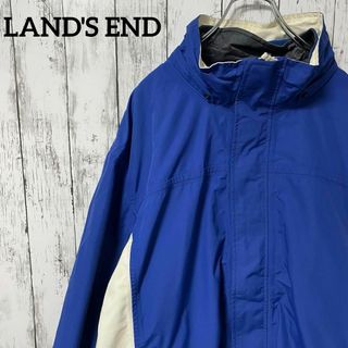 ランズエンド(LANDS’END)のLAND'S END ナイロンジャケット フリースライナー付 厚手 2XLメンズ(ナイロンジャケット)